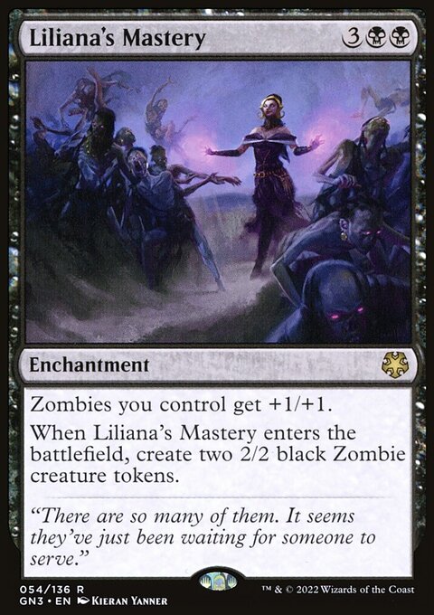 Liliana's Mastery, Game Night: Free-for-All #54, Magic: The Gathering card