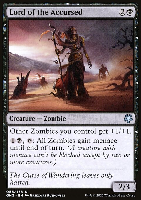 Lord of the Accursed, Game Night: Free-for-All #55, Magic: The Gathering card