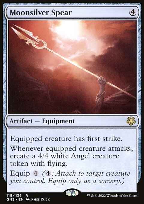 Moonsilver Spear, Game Night: Free-for-All #118, Magic: The Gathering card