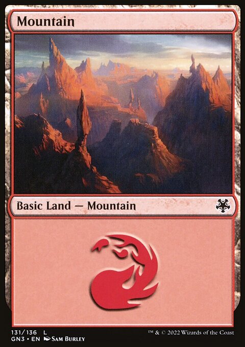 Mountain, Game Night: Free-for-All #131, Magic: The Gathering card