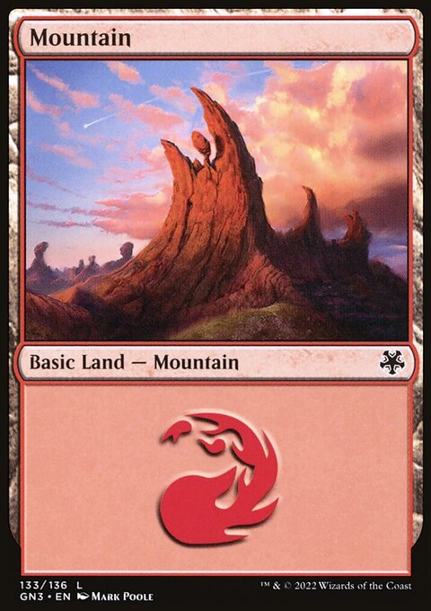Mountain, Game Night: Free-for-All #133, Magic: The Gathering card