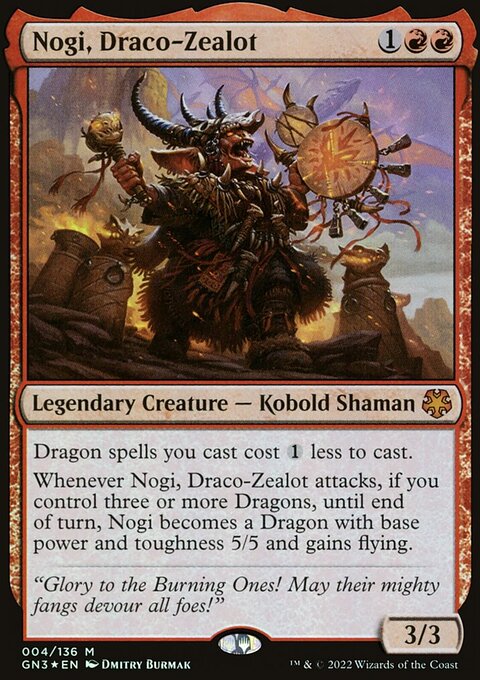 Nogi, Draco-Zealot, Game Night: Free-for-All #4, Magic: The Gathering card