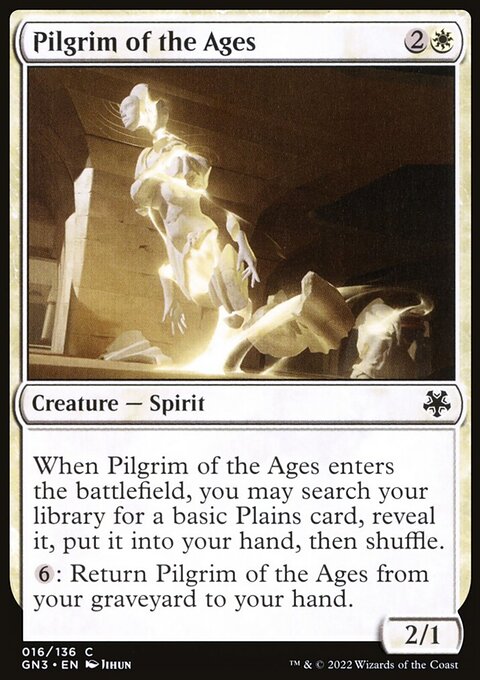 Pilgrim of the Ages, Game Night: Free-for-All #16, Magic: The Gathering card