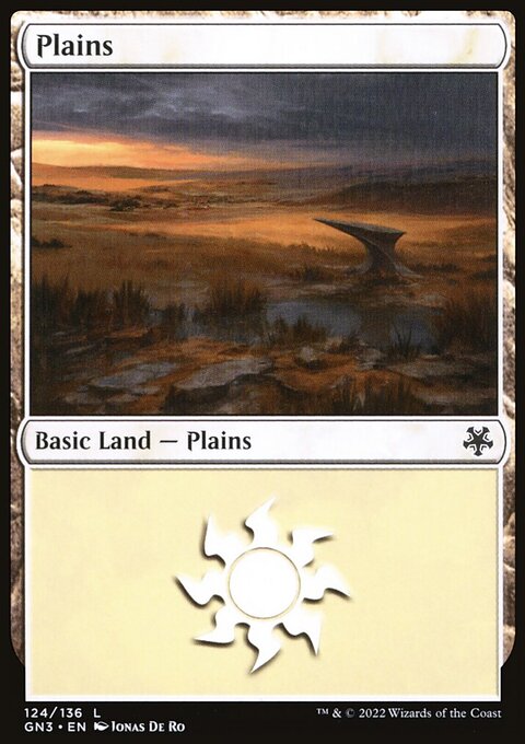 Plains, Game Night: Free-for-All #124, Magic: The Gathering card
