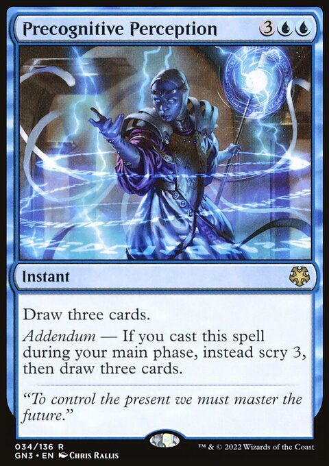 Precognitive Perception, Game Night: Free-for-All #34, Magic: The Gathering card