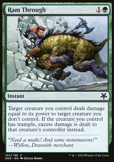 Ram Through, Game Night: Free-for-All #105, Magic: The Gathering card