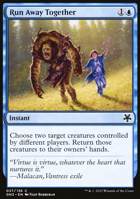 Run Away Together, Game Night: Free-for-All #37, Magic: The Gathering card