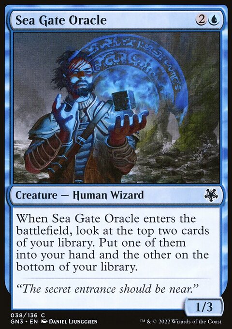 Sea Gate Oracle, Game Night: Free-for-All #38, Magic: The Gathering card