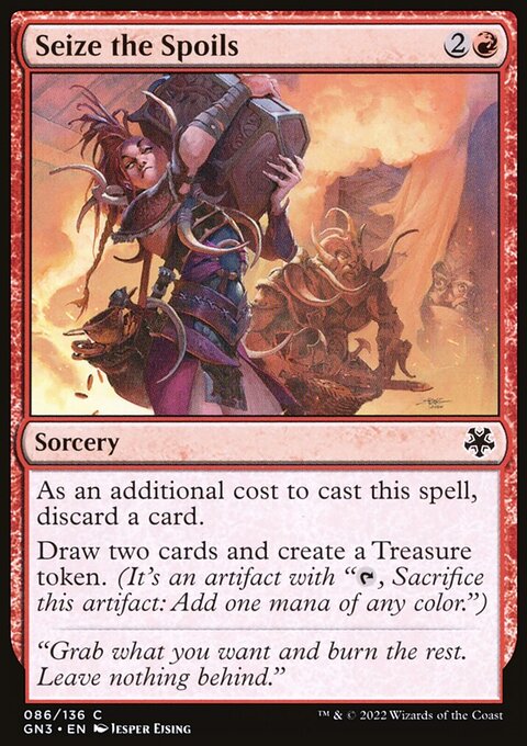 Seize the Spoils, Game Night: Free-for-All #86, Magic: The Gathering card