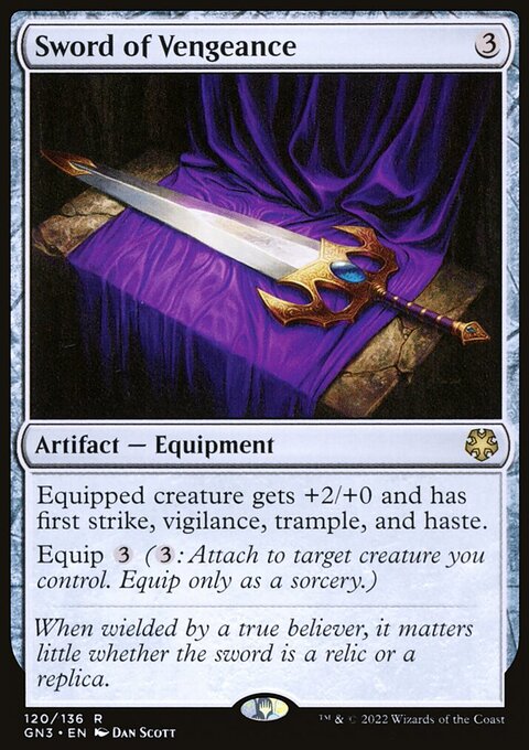 Sword of Vengeance, Game Night: Free-for-All #120, Magic: The Gathering card