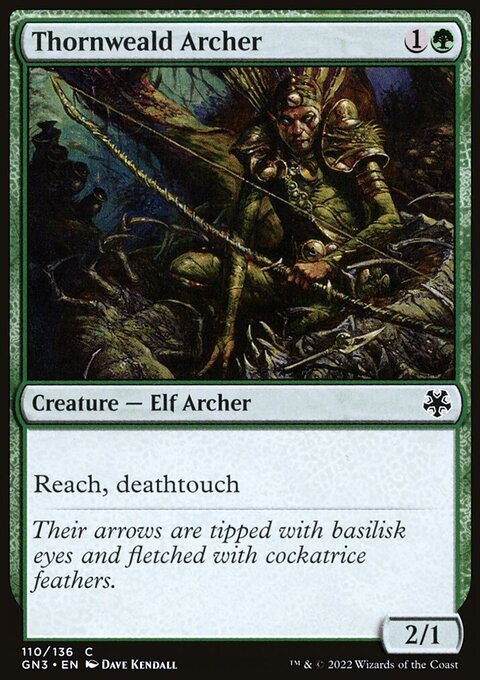 Thornweald Archer, Game Night: Free-for-All #110, Magic: The Gathering card