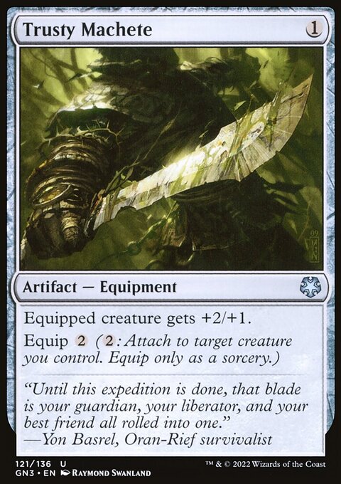 Trusty Machete, Game Night: Free-for-All #121, Magic: The Gathering card