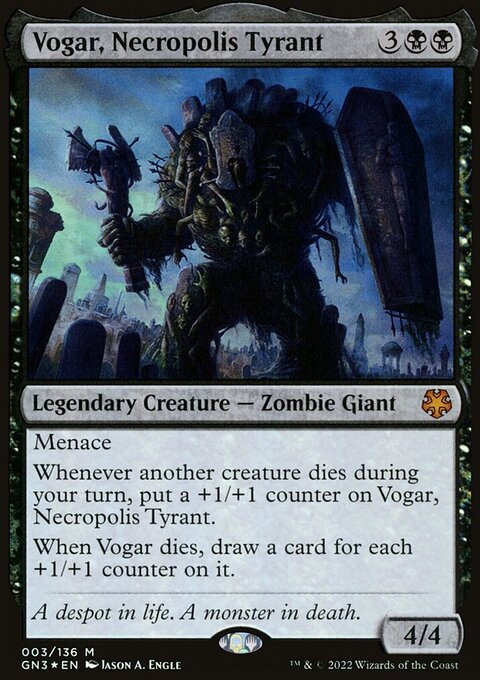 Vogar, Necropolis Tyrant, Game Night: Free-for-All #3, Magic: The Gathering card