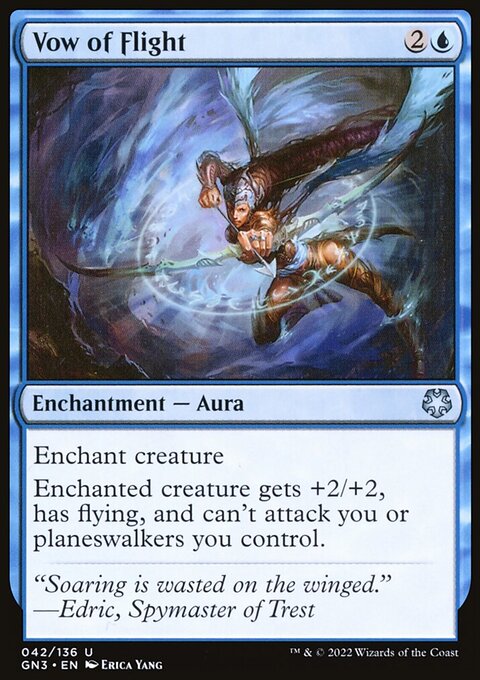 Vow of Flight, Game Night: Free-for-All #42, Magic: The Gathering card