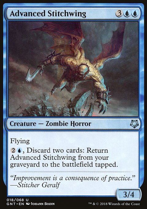 Advanced Stitchwing, Game Night #18, Magic: The Gathering card