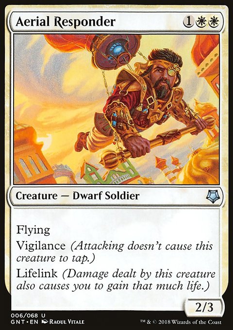 Aerial Responder, Game Night #6, Magic: The Gathering card