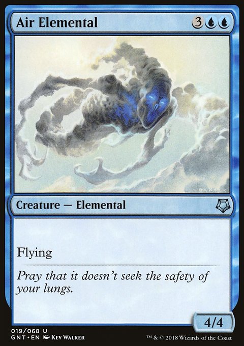Air Elemental, Game Night #19, Magic: The Gathering card