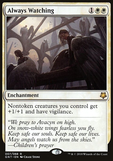 Always Watching, Game Night #7, Magic: The Gathering card