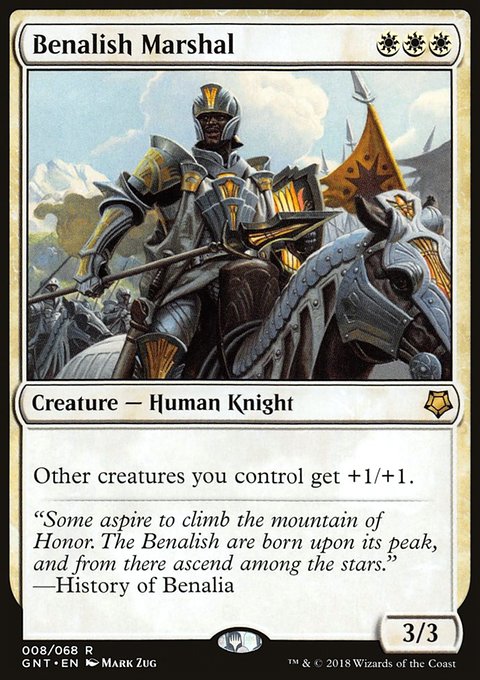 Benalish Marshal, Game Night #8, Magic: The Gathering card