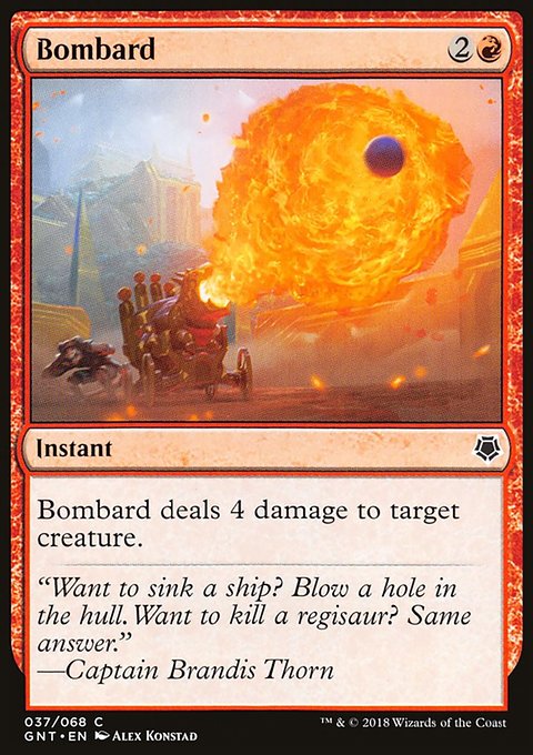 Bombard, Game Night #37, Magic: The Gathering card