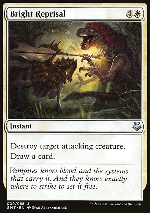 Bright Reprisal, Game Night #9, Magic: The Gathering card
