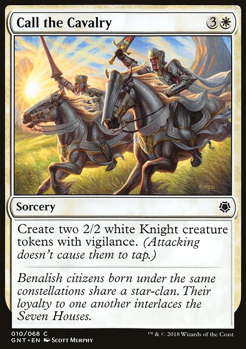 Call the Cavalry, Game Night #10, Magic: The Gathering card
