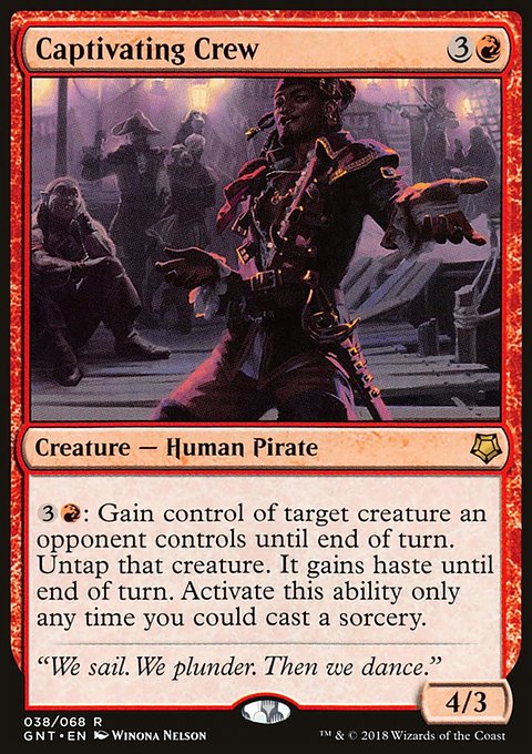 Captivating Crew, Game Night #38, Magic: The Gathering card
