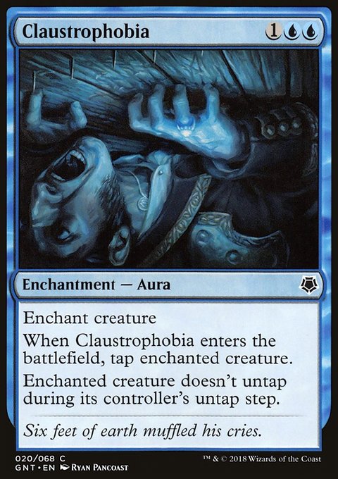 Claustrophobia, Game Night #20, Magic: The Gathering card