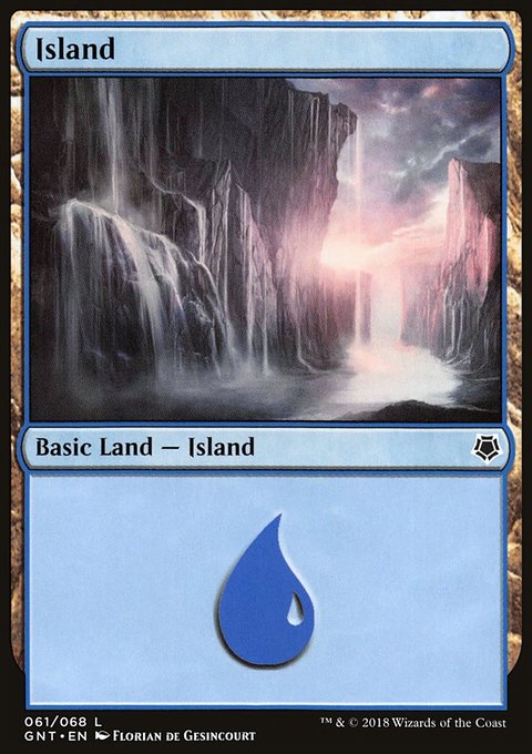Island, Game Night #61, Magic: The Gathering card