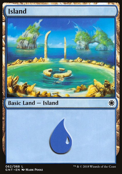 Island, Game Night #62, Magic: The Gathering card
