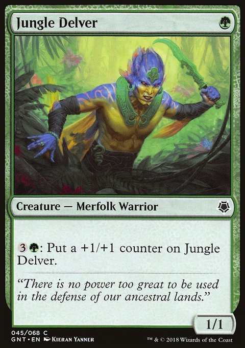 Jungle Delver, Game Night #45, Magic: The Gathering card