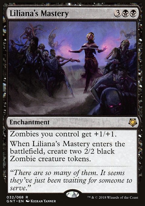 Liliana's Mastery, Game Night #32, Magic: The Gathering card