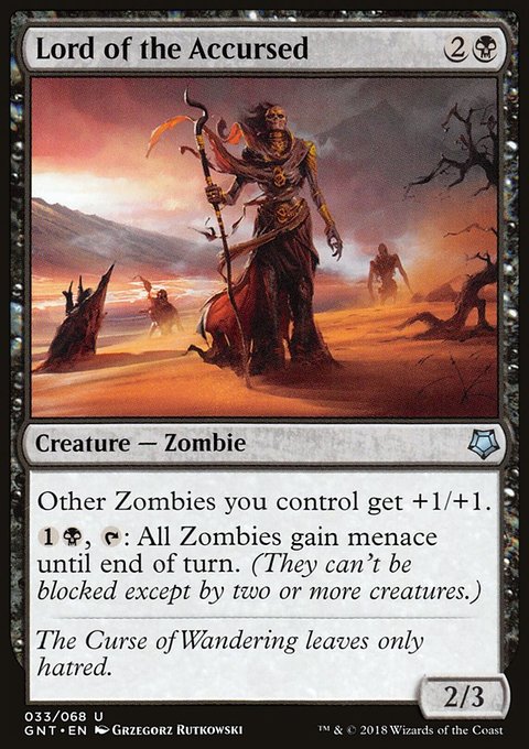 Lord of the Accursed, Game Night #33, Magic: The Gathering card
