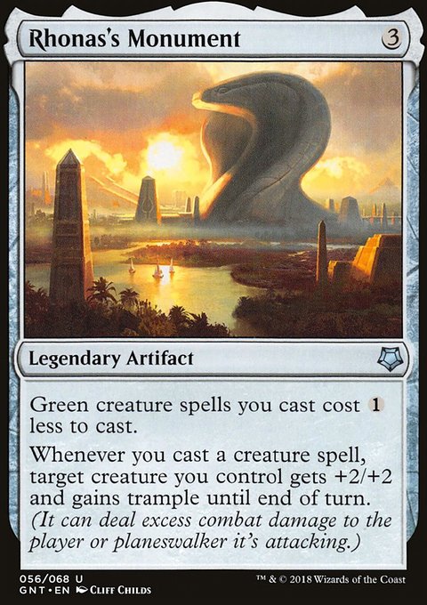 Rhonas's Monument, Game Night #56, Magic: The Gathering card