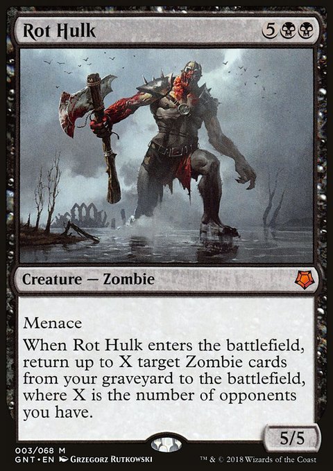 Rot Hulk, Game Night #3, Magic: The Gathering card