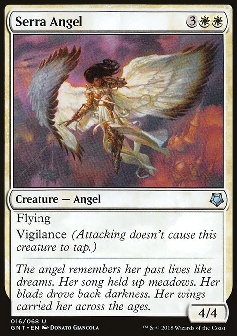 Serra Angel, Game Night #16, Magic: The Gathering card