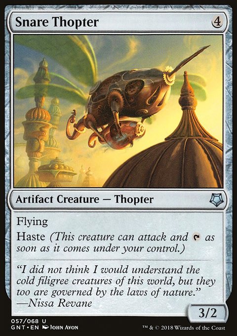 Snare Thopter, Game Night #57, Magic: The Gathering card
