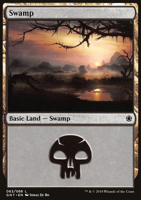 Swamp, Game Night #63, Magic: The Gathering card