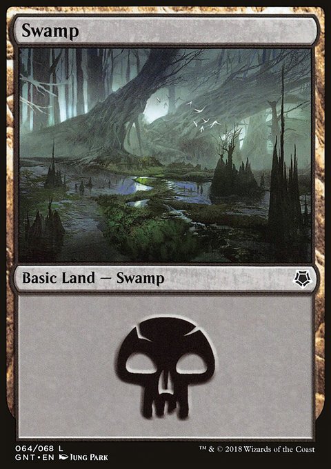 Swamp, Game Night #64, Magic: The Gathering card