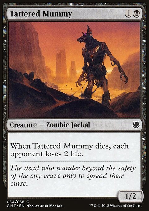 Tattered Mummy, Game Night #34, Magic: The Gathering card