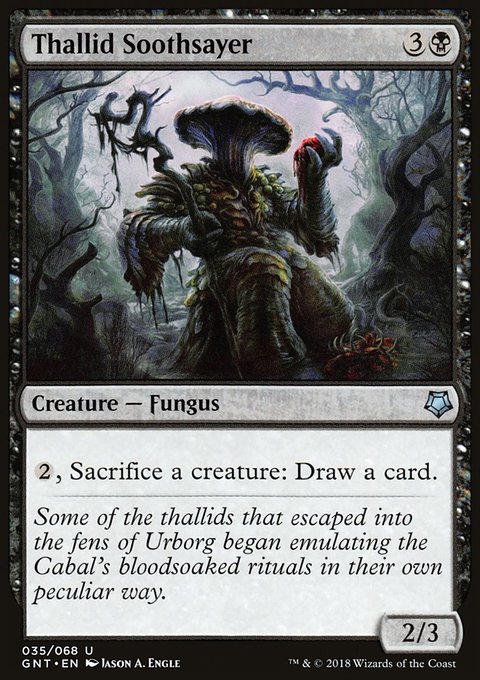 Thallid Soothsayer, Game Night #35, Magic: The Gathering card