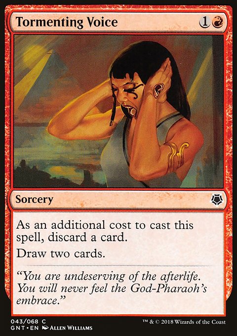 Tormenting Voice, Game Night #43, Magic: The Gathering card