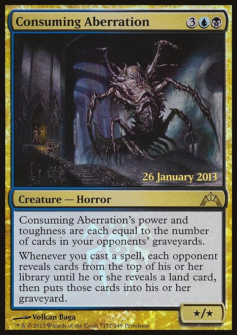 Consuming Aberration, Gatecrash Promos #152★, Magic: The Gathering card