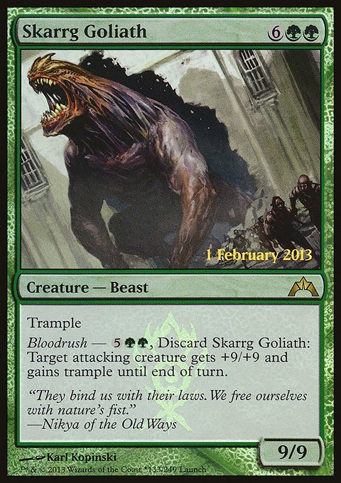 Skarrg Goliath, Gatecrash Promos #133★, Magic: The Gathering card