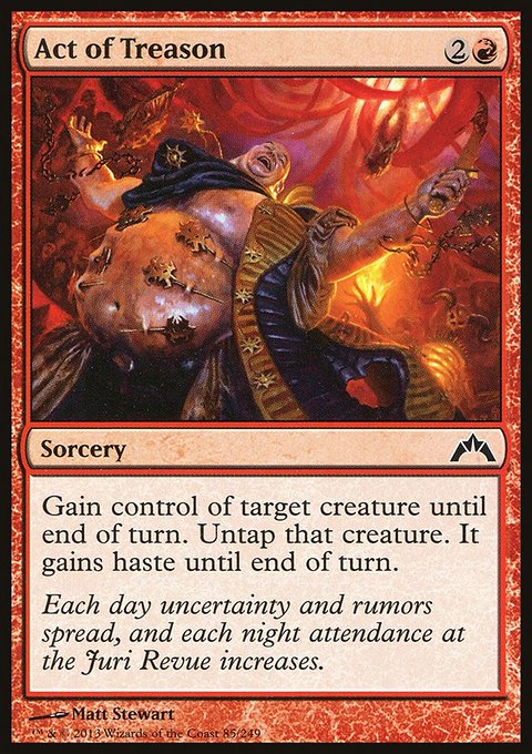 Act of Treason, Gatecrash #85, Magic: The Gathering card