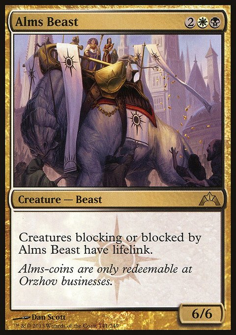 Alms Beast, Gatecrash #141, Magic: The Gathering card