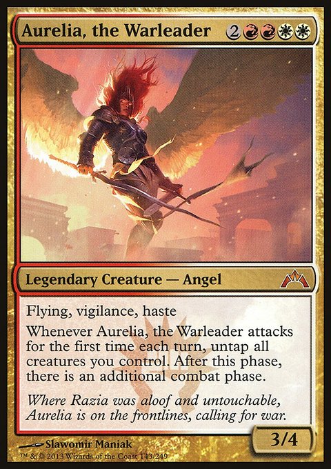 Aurelia, the Warleader, Gatecrash #143, Magic: The Gathering card