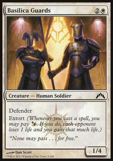 Basilica Guards, Gatecrash #5, Magic: The Gathering card