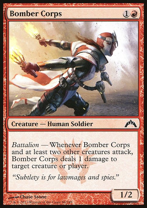 Bomber Corps, Gatecrash #86, Magic: The Gathering card