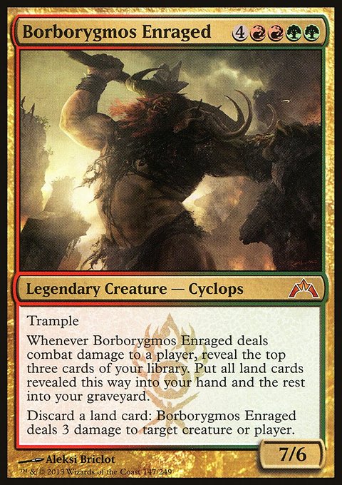Borborygmos Enraged, Gatecrash #147, Magic: The Gathering card